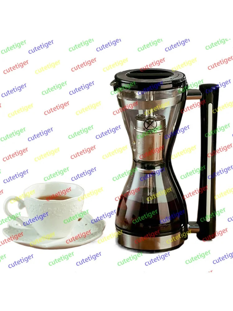 Olla de sifón eléctrica para el hogar, cafetera automática pequeña, juego de electrodomésticos de mano